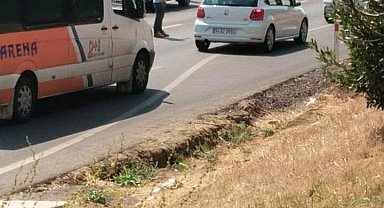 İstanbul- Silivri'de kullandığı motosikletle bariyerlere çarpan sürücü yaralandı