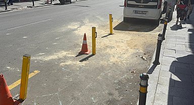 İstanbul - Şişli'de 17 yaşındaki sürücü 7 araca çarptı; 2 kişi ölümden koşarak kurtuldu