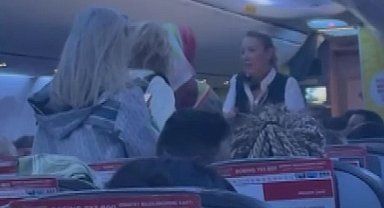 İstanbul- Uçakta ayakta durma tartışması; polis o yolculara 'kural dışı yolcu prosedürü' uyguladı