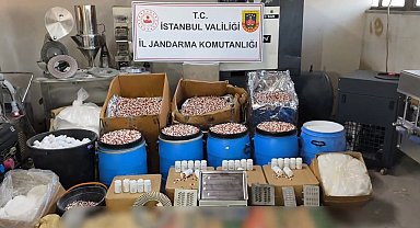 İstanbul'da 847 bin 600 uyuşturucu hap ele geçirildi