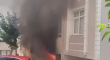 İstanbull - Fatih'te ecza deposunda yangın; patlama anları kamerada