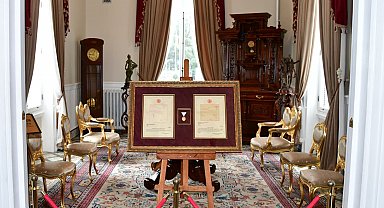 İstiklal Madalyası, Atatürk Köşkü'nde ziyarete açıldı