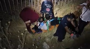 İstinat duvarından düştü, ağır yaralandı