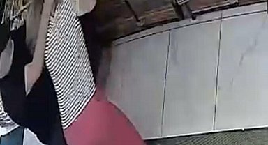 Kadın çalışana bıçaklı saldırının görüntüleri ortaya çıktı; şüpheli adli kontrolle serbest