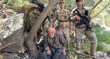 Kaybolan zihinsel engelli, İHA ile dere yatağında bulundu