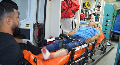 Kayınpederini pompalı tüfekle ayağından vurdu