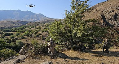 Kayıp koyunlar, termal dürbün ve dron ile bulundu