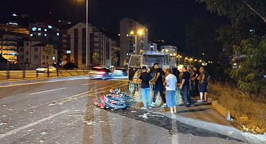 Kayseri'de traktöre arkadan çarpan motosikletin sürücüsü öldü