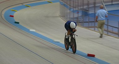 Konya'da bisiklette dünya rekoru kırıldı