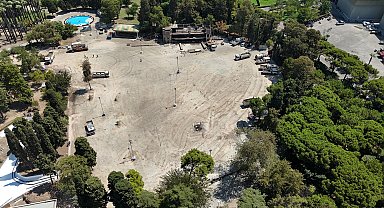 Kültürpark'taki lunaparktan geriye boş arazi kaldı