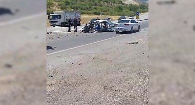Malatya'da kamyon ile otomobil çarpıştı: 1 ölü, 2 yaralı