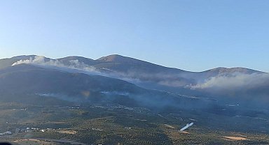 Manisa Soma'daki yangın 2'nci gününde