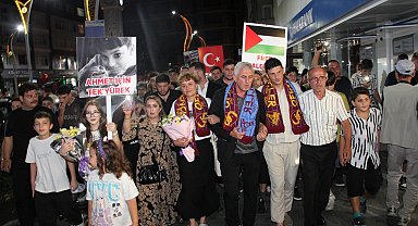 Mattia Ahmet Minguzzi için Of'ta yürüyüş düzenlendi