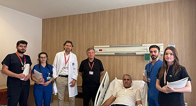 Mide kanserini robotik cerrahi ile yendi