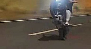 Motosikletiyle trafiğe tehlikeye atan sürücüye 20 bin lira ceza