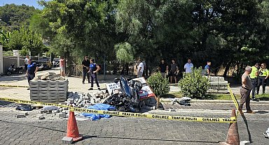 Motosikletiyle yol yapım çalışması levhasına çarpan motosikletli öldü