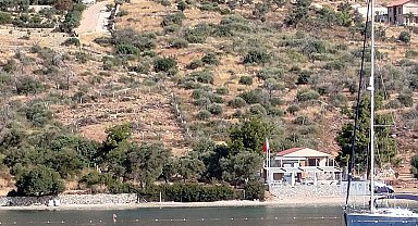 Muğla'da sahile duvar örüldü, inceleme başlatıldı