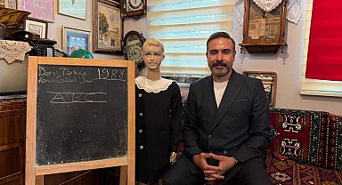 Muhtarlık binasını müzeye çevirdi