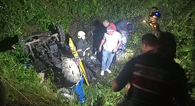 Ordu'da patpat uçurumdan yuvarlandı: 1 ölü, 1 yaralı