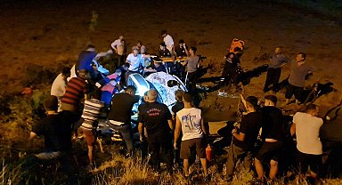 Osmaniye'de otomobil şarampole devrildi: 1 ölü, 1 yaralı