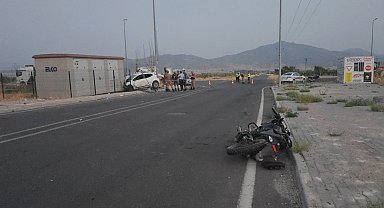 Otomobil ile motosiklet çarpıştı: 1 ölü, 3 yaralı