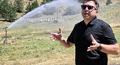 Palandöken'i ağaçlandırma ve çimlendirme projesinde arılar da kullanılıyor