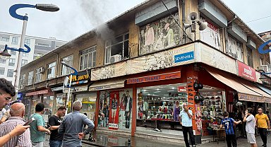 Rize'de elektrik dağıtım şirketinin ofisi yandı