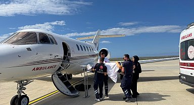 Rize'den Ankara'ya ambulans uçakla hasta sevki
