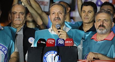 Sağlık-Sen'den 81 ilde '112' dakikalık oturma eylemi