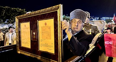 Samsun'da 'İstiklal Madalyası' yürüyüşü