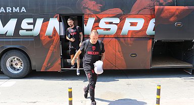 Samsunspor, Panathinaikos maçı için Atina'ya gitti