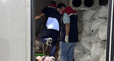 Şırnak'ta 3 ton kaçak et ele geçirildi