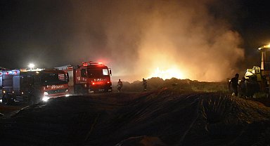Sivas'ta çiftlik yangınında 2 kişi dumandan etkilendi