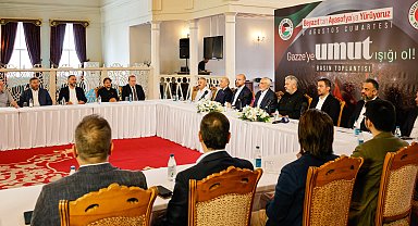 STK'lar Gazze için basın açıklaması yaptı