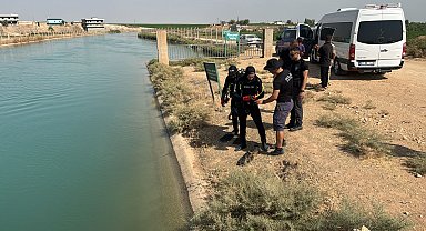 Sulama kanalına giren 18 yaşındaki Mehmet Ömer kayboldu