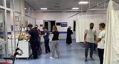 Tekirdağ'da, 50 işçi zehirlenme şüphesiyle hastaneye kaldırıldı