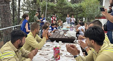 Tekirdağ'da öğrencilerden orman işçilerine mektuplu teşekkür