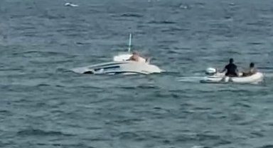 Tekneleri alabora olan 6 kişi kurtarıldı