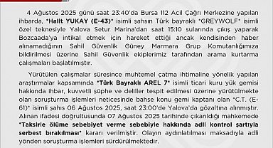 Teknesi parçalanmış halde bulunan iş insanını arama çalışmaları 3'üncü gününde