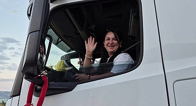 TIR şoförü Nazan: İşimi severek yapıyorum, kadın şoförler çoğalsın istiyorum