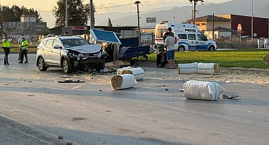 Tokat'ta cip ile patpat çarpıştı: 1 yaralı