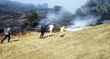 Tokat'ta örtü yangını