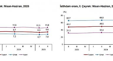 TÜİK: İşsizlik oranı 2'nci çeyrekte arttı