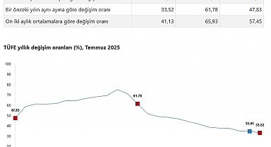 TÜİK, temmuz ayı enflasyon verilerini açıkladı