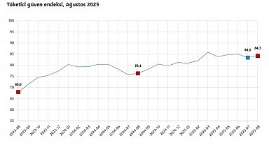 TÜİK: Tüketici güven endeksi yüzde 0,9 arttı