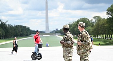 Washington'a sevk edilen Ulusal Muhafızların tamamı görev yerlerine yerleşti
