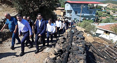 Yanan köy evlerinin inşa süreci başlıyor