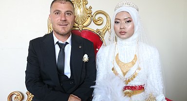 Yüksekova'ya Endonezyalı gelin