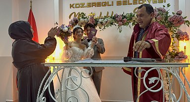 Zonguldak'a Güney Koreli damat