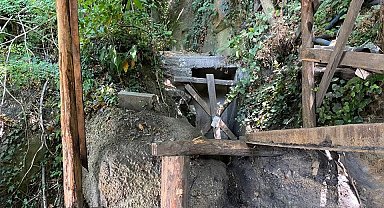 Zonguldak'ta 2 kaçak maden ocağı imha edildi